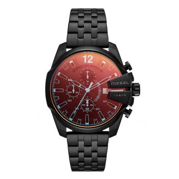 Ceas quartz cronograf - Negru