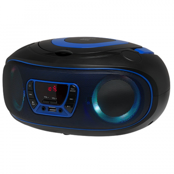DENVER Radio cu ceas, Denver, 230 V, 26 cm x 22,5 cm x 13 cm, Albastru (111141300010)