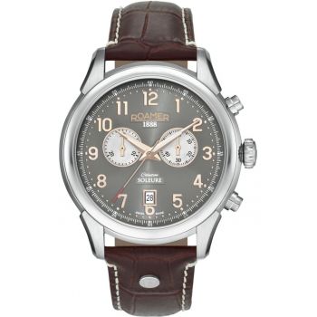 Ceas barbatesc  540951 49 06 05 - clasic maro - potrivit pentru seniori