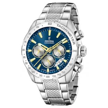 Ceas barbatesc  F20668/5 Quartz Argintiu