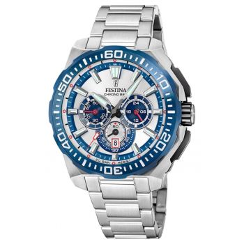 Ceas barbatesc  F20724/1 Quartz Argintiu