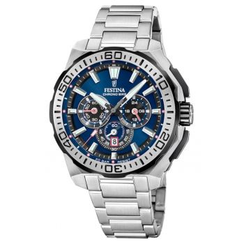 Ceas barbatesc  F20724/2 Quartz Argintiu