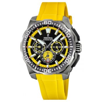 Ceas barbatesc  F20725/1 Quartz Galben