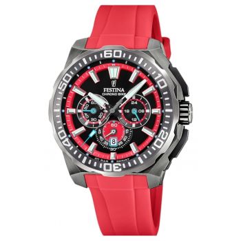 Ceas barbatesc  F20725/5 Quartz Rosu