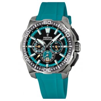 Ceas barbatesc  F20725/6 Quartz Verde