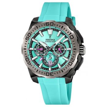 Ceas barbatesc  F20726/2 Quartz Verde