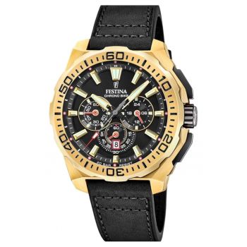 Ceas barbatesc  F20728/3 Quartz Negru