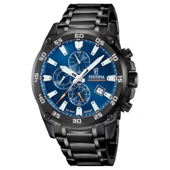 Ceas barbatesc  F20735/1 Quartz Negru