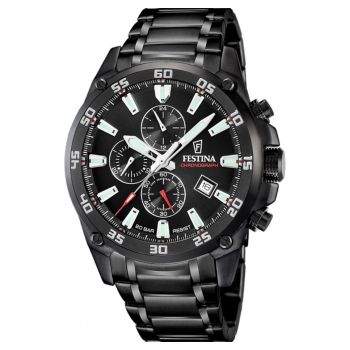 Ceas barbatesc  F20735/3 Quartz Negru