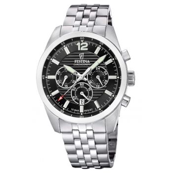 Ceas barbatesc  F20742/3 Quartz Argintiu