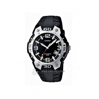 Ceas barbatesc  MTR-102-1A1VEF Quartz Negru - otel