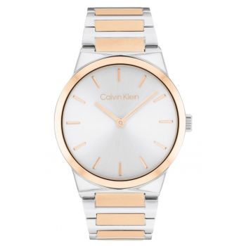Ceas dama  25100083 Quartz Argintiu - Rose gold