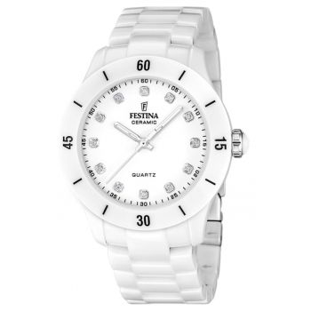 Ceas dama  F20720/2 Quartz Alb