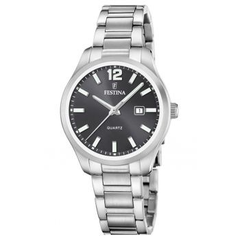 Ceas dama  F20737/5 Quartz Argintiu