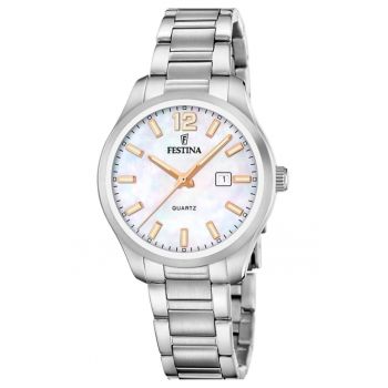 Ceas dama  F20737/6 Quartz Argintiu