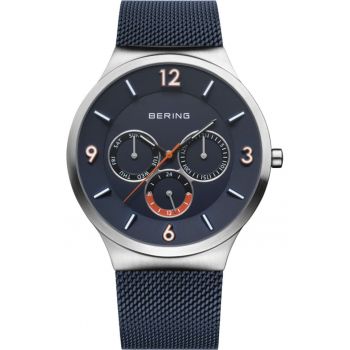 Ceas de barbati  33441-307 - albastru marin - clasic si in tendinte de moda