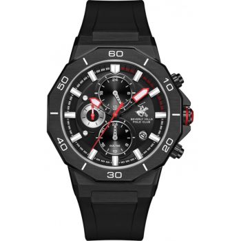 Ceas de barbati BEVERLY HILLS BP3784X.651 negru fashion