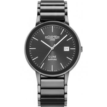 Ceas de damă/bărbatesc  997833 44 85 20 - negru - clasic și elegant