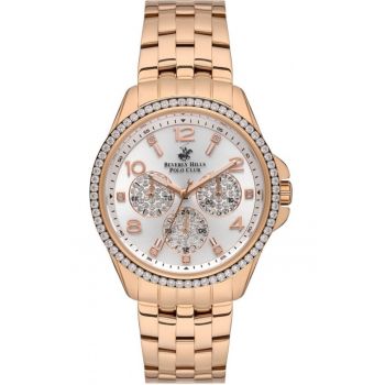 Ceas de dama BEVERLY HILLS BP3572C.430 in tonuri de aur roz - moda perfecta pentru un cadou