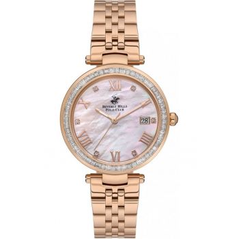 Ceas de dama BEVERLY HILLS BP3583X.480 roz - in tendinte - perfect pentru cadou