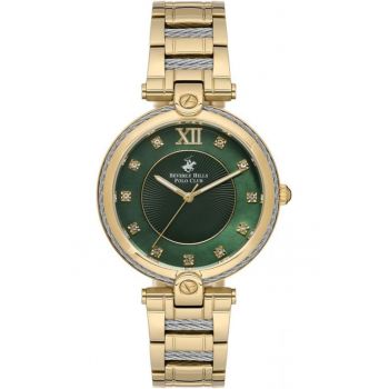 Ceas de dama BEVERLY HILLS BP3585X.120 verde fashion - cadou perfect