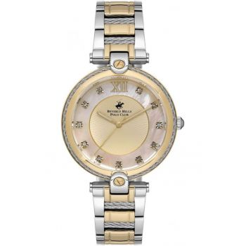 Ceas de dama BEVERLY HILLS BP3585X.220 - cu un design elegant si aurit - perfect pentru un cadou