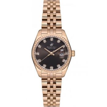 Ceas de dama BEVERLY HILLS BP3595X.450 - aur roz Fashion - cadou perfect