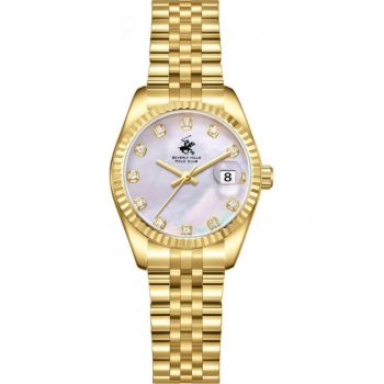 Ceas de dama BEVERLY HILLS BP3707X.120 - fashion auriu - ideal pentru cadou