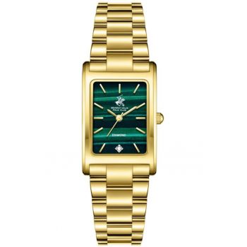 Ceas de dama BEVERLY HILLS BP3844X.170 verde fashion