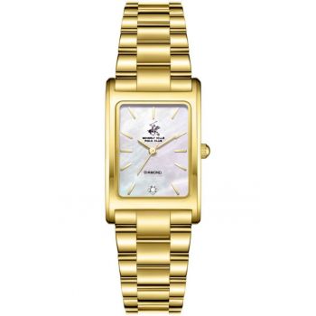 Ceas de dama BEVERLY HILLS BP3844X - aur galben fashion