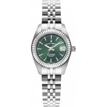 Ceas de dama JACQUES DU JWL02103 - verde - clasic