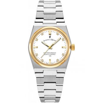 Ceas de dama JACQUES DU JWL03605 - clasic argintiu
