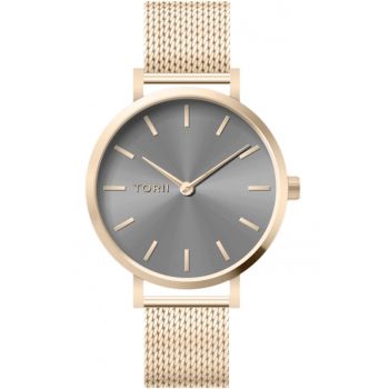 Ceas de dama  L38LM.AL - roz si aur fashion clasic