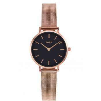 Ceas de dama  R28RS.BR - aur roz - fashion clasic