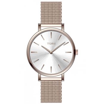 Ceas de dama  R28RS.OR - roz cu aur roz - in stil clasic de moda