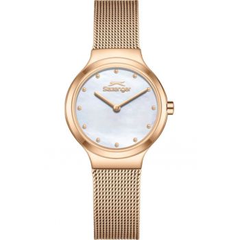Ceas de dama  SL.09.2587.3.420 - roz si aur roz fashion