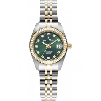 Ceas de dame JACQUES DU JWL02104 verde clasic