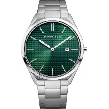 Ceas de lux pentru barbati  17240-708 - verde - clasic fashion