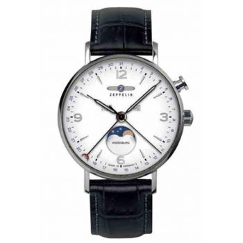 Ceas -  Hindenburg - Moonphase - Negru