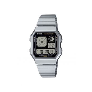 Ceas  Vintage Collection - mecanism quartz - argintiu - 34mm - rezistent la apa 30m
