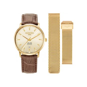 Set masculin  988833 48 35 05 - maro clasic - bratara suplimentara
