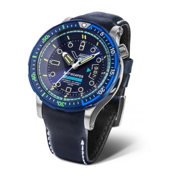 Setul masculin  NH35A-511E768 - albastru inchis - sportiv - cu o curea suplimentara