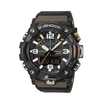 Ceas barbati  Mudmaster Bluetooth - caracteristici multiple - culoare khaki - dimensiuni 10x10x10cm