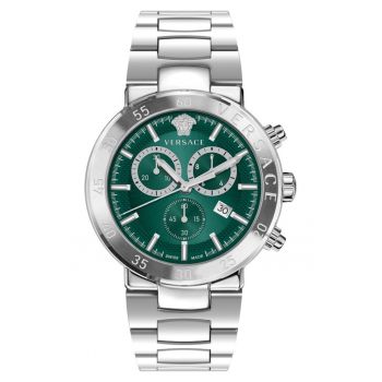 Ceas barbati  Urban Mystique - inox - 43mm - 5 ATM - argintiu