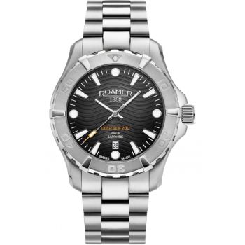 Ceas de barbati  860833 41 55 70 din otel - model sportiv pentru scufundari
