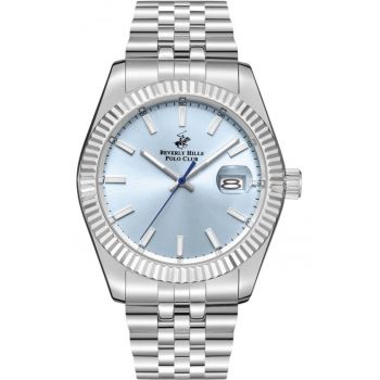 Ceas de barbati BEVERLY HILLS BP3018X.302 - albastru - in stil fashion