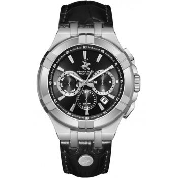 Ceas de barbati BEVERLY HILLS BP3803X.351 negru fashion
