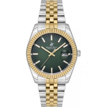 Ceas de lux pentru bărbați  verde - quartz - 40x40mm