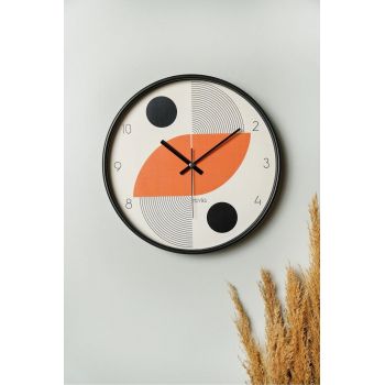 Ceas de perete decorativ, Inzbhm, ø30 cm, Multicolor