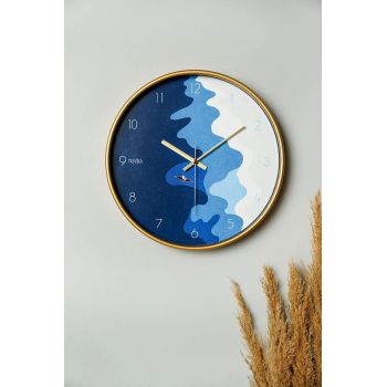 Ceas de perete decorativ, Inzsndl, ø30 cm, Multicolor